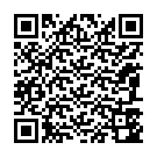 Kod QR dla numeru telefonu +12087542805