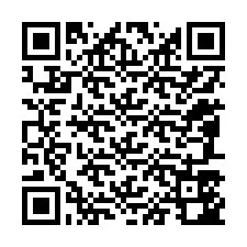 Código QR para número de telefone +12087542808