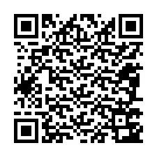 QR-код для номера телефона +12087743623