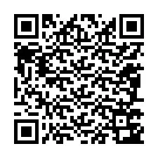 QR код за телефонен номер +12087743626