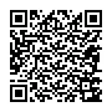 QR-koodi puhelinnumerolle +12087743627