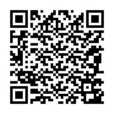 QR-koodi puhelinnumerolle +12087743630