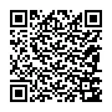 QR Code สำหรับหมายเลขโทรศัพท์ +12087743631