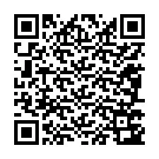 QR-код для номера телефона +12087743632