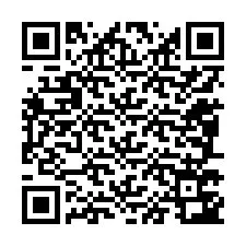 QR-code voor telefoonnummer +12087743636