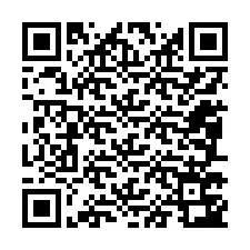 QR Code สำหรับหมายเลขโทรศัพท์ +12087743637