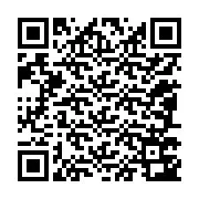 QR kód a telefonszámhoz +12087743638