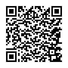 QR-code voor telefoonnummer +12087743639