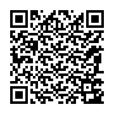 QR-код для номера телефона +12087743641