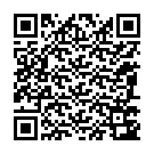 QR-koodi puhelinnumerolle +12087743644