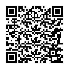 Código QR para número de telefone +12087743645