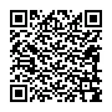 Código QR para número de teléfono +12088384407