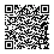 Código QR para número de teléfono +12088524455