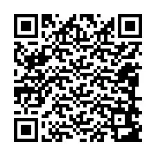 Código QR para número de teléfono +12088683437