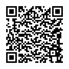 Kode QR untuk nomor Telepon +12088864344