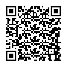 Kode QR untuk nomor Telepon +12088864351