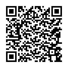 QR-koodi puhelinnumerolle +12097544329