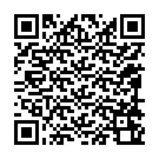 QR-koodi puhelinnumerolle +12098260918