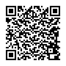 QR-код для номера телефона +12098400736