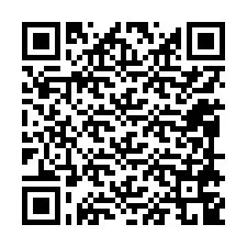 QR-код для номера телефона +12098749877