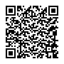 Código QR para número de telefone +12098749890