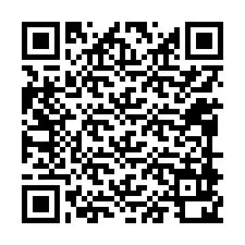 Código QR para número de teléfono +12098920463