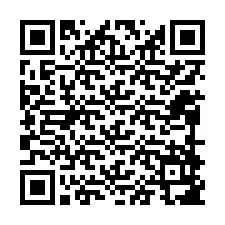 QR-koodi puhelinnumerolle +12098987607