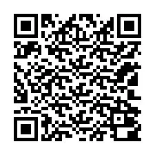 QR-код для номера телефона +12102000215