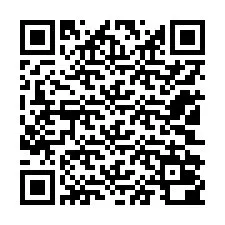 QR-код для номера телефона +12102000437