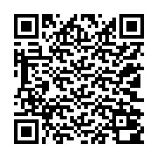 Código QR para número de teléfono +12102000438