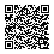 QR-koodi puhelinnumerolle +12102072456