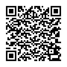 QR-code voor telefoonnummer +12102433102