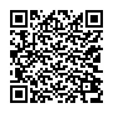 QR kód a telefonszámhoz +12102436236