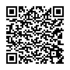 Código QR para número de teléfono +12102454312