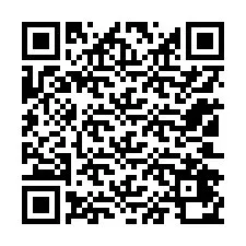 QR kód a telefonszámhoz +12102470987