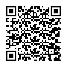 QR kód a telefonszámhoz +12102526512