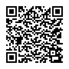 Código QR para número de teléfono +12102593466