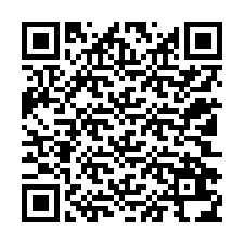 Código QR para número de teléfono +12102634628