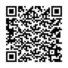 QR kód a telefonszámhoz +12102677142