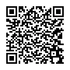 Código QR para número de teléfono +12102694572