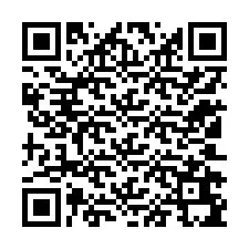 Código QR para número de teléfono +12102695186