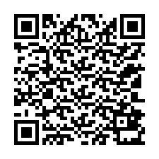 QR kód a telefonszámhoz +12102831144