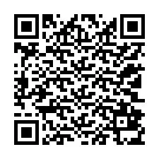 QR-koodi puhelinnumerolle +12102835538