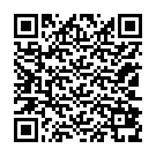 QR kód a telefonszámhoz +12102839495