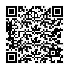 QR kód a telefonszámhoz +12102839496