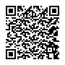 Código QR para número de telefone +12102948787