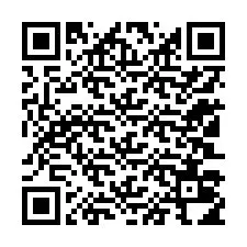 Código QR para número de telefone +12103014576