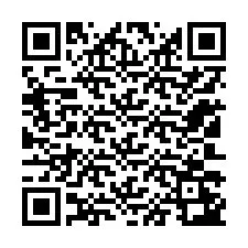 Código QR para número de teléfono +12103243347