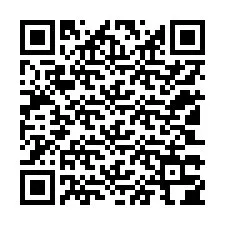 Código QR para número de teléfono +12103304464