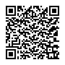 QR-koodi puhelinnumerolle +12103361004